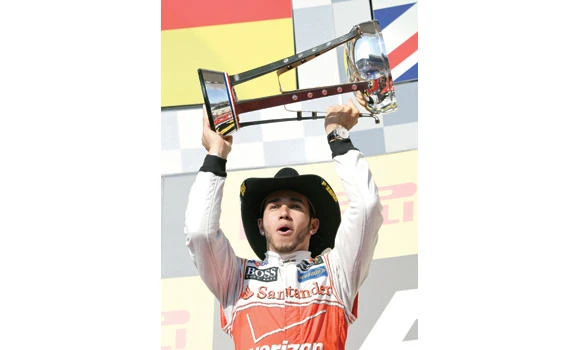 Vettel coronation on hold as Hamilton triumphs