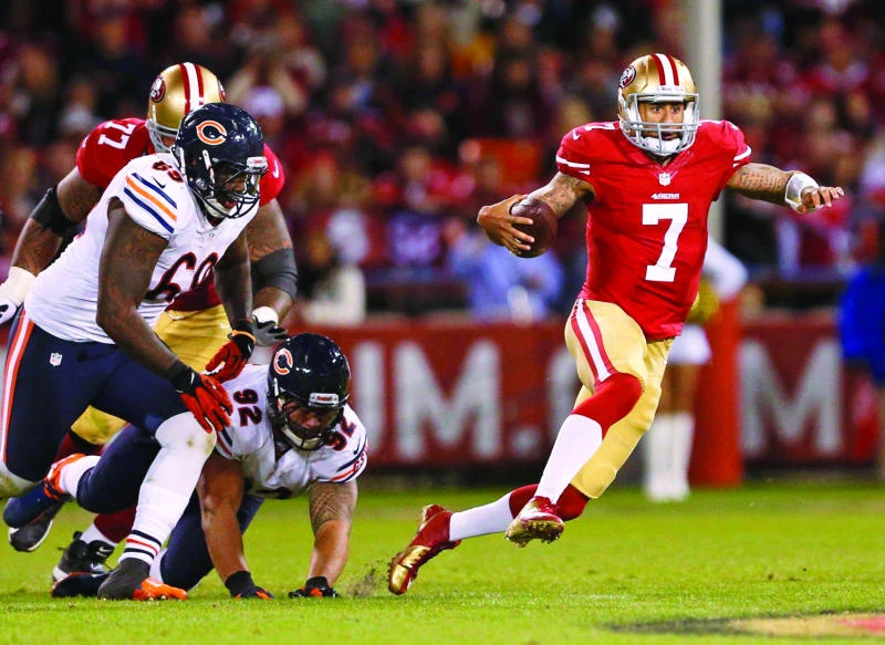 Kaepernick, 49ers whip Bears 32-7
