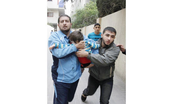 Israeli raids render Gazans homeless