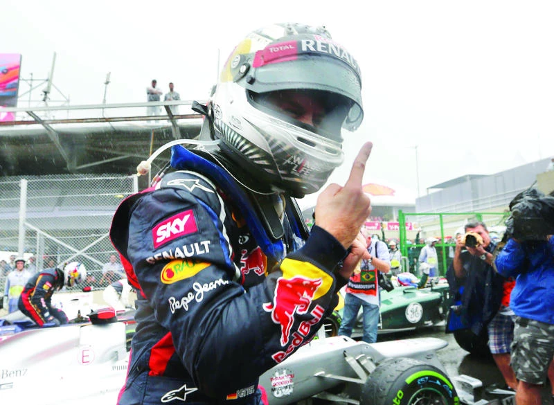 Vettel F1’s youngest triple champion