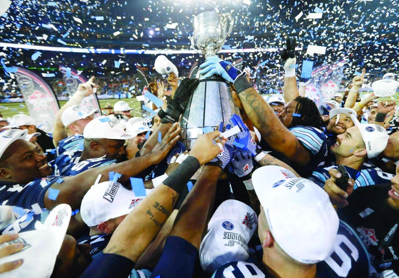 Toronto Argonauts lift 100th Grey Cup