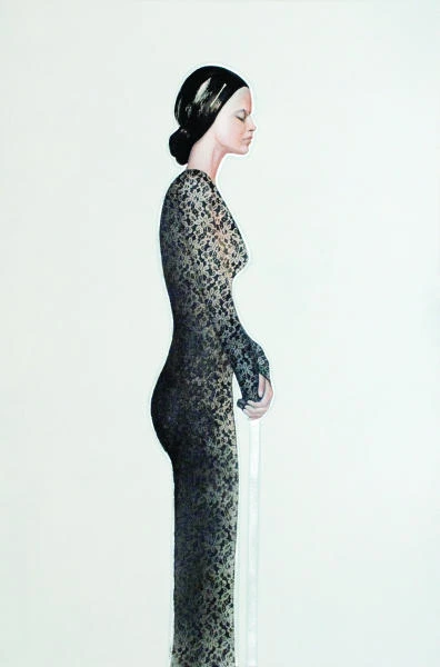 Khaled Takreti paints the silence in shades of gray