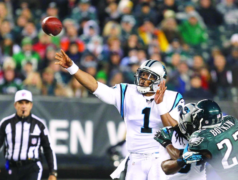 Newton shines as Panthers clip Eagles 30-22