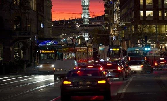 Light therapy at bus stops to cheer north Sweden commuters