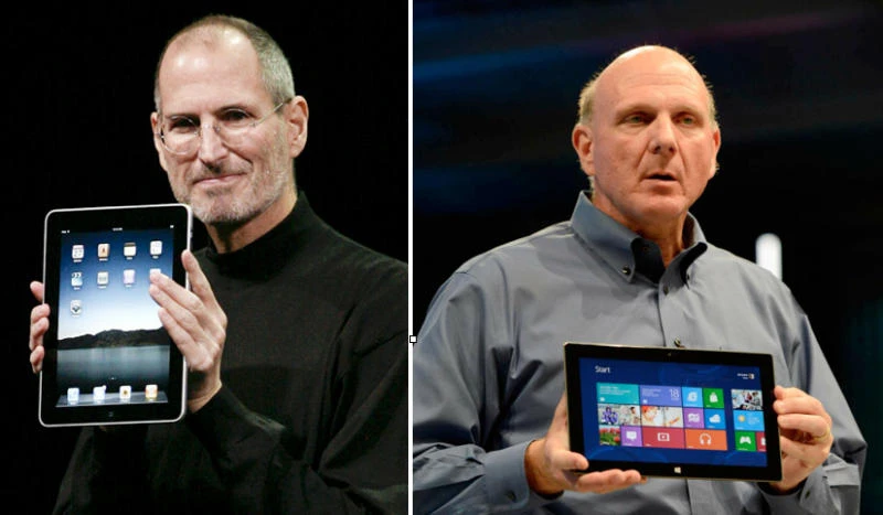 Microsoft, Apple tablets have most profit margins