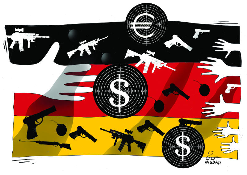 Germany fueling world arms race