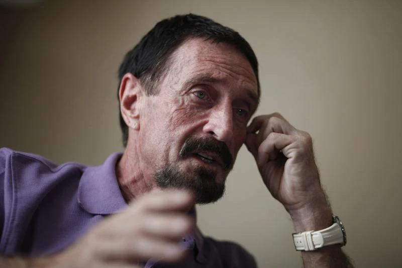 Guatemalan police arrest software guru McAfee