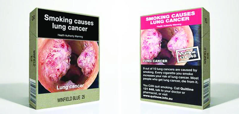 Australia readies for first use of plain packets of cigarettes