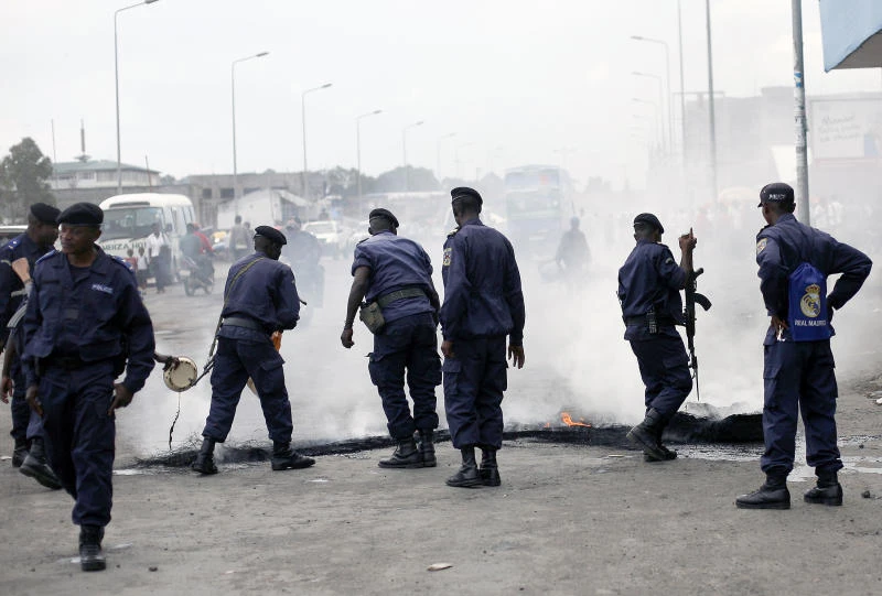 Congolese protest against their weak army