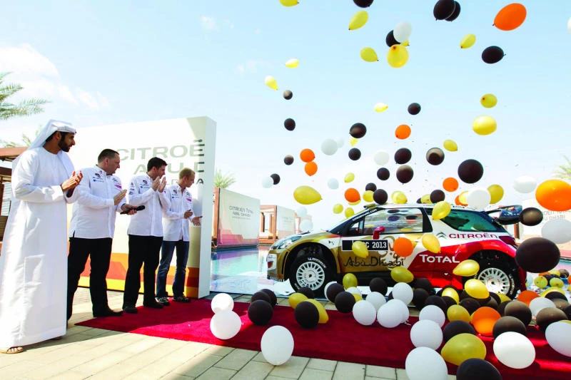Abu Dhabi returns to WRC in partnership with Citroen Racing