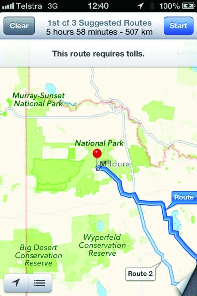 Google Maps return to iPhone
