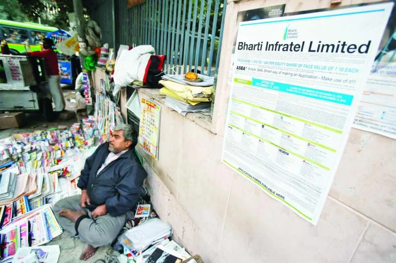 Small investors shun India’s Bharti Infratel IPO