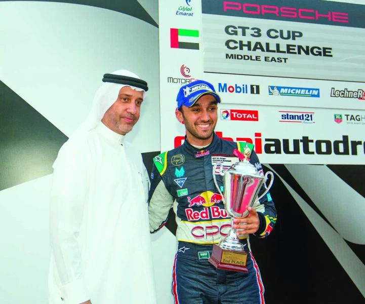 Saudi Falcon’s Al-Faisal finishes second in Porsche GT3 Cup Challenge