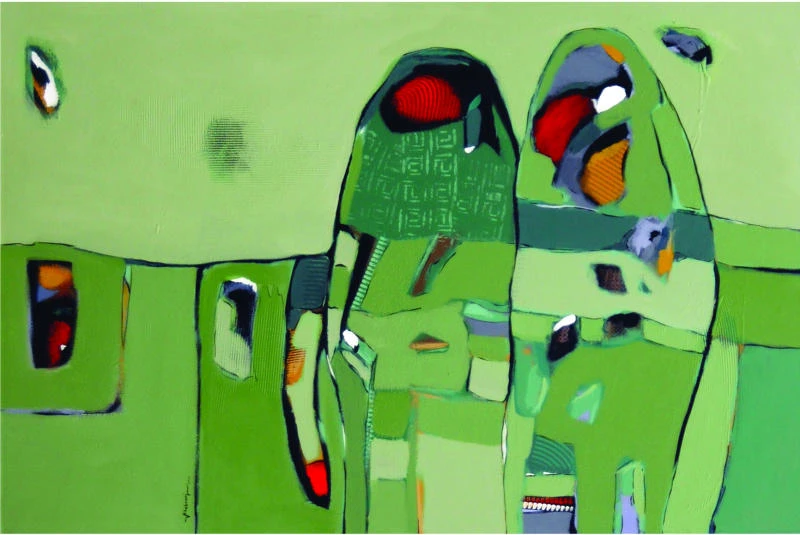 Saudi artist Khabrani celebrates Muslim women in art show