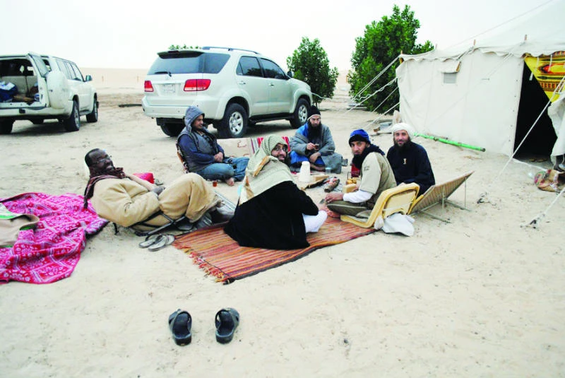 Campers get a feel of the desert
