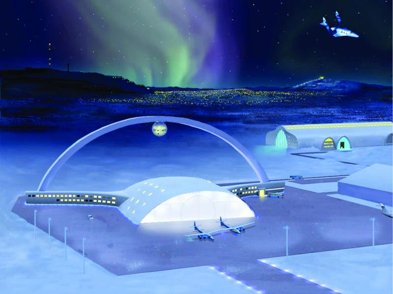 Arctic town eyes future as gateway to space