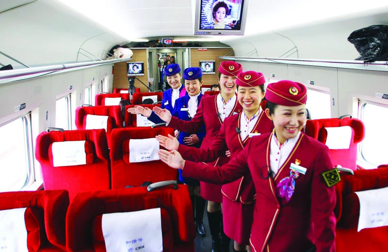 China to open world’s longest high-speed rail line