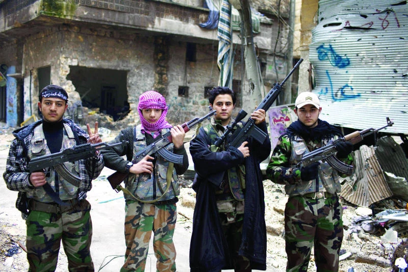 For Syrian teen rebels, war a video game with no second chances