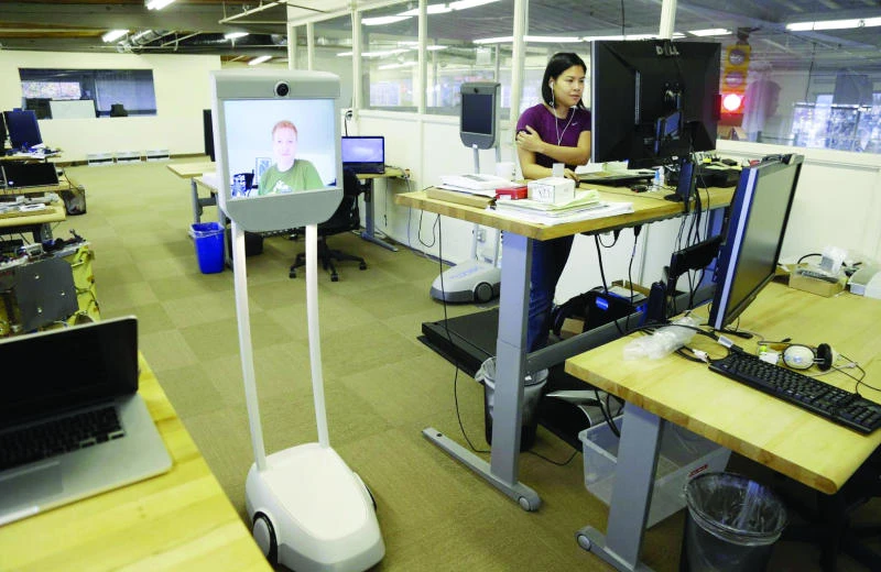 Telepresence robots let employees ‘beam’ into work