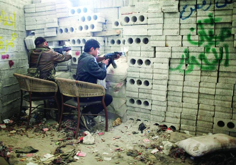 Assad troops use killer gas bombs