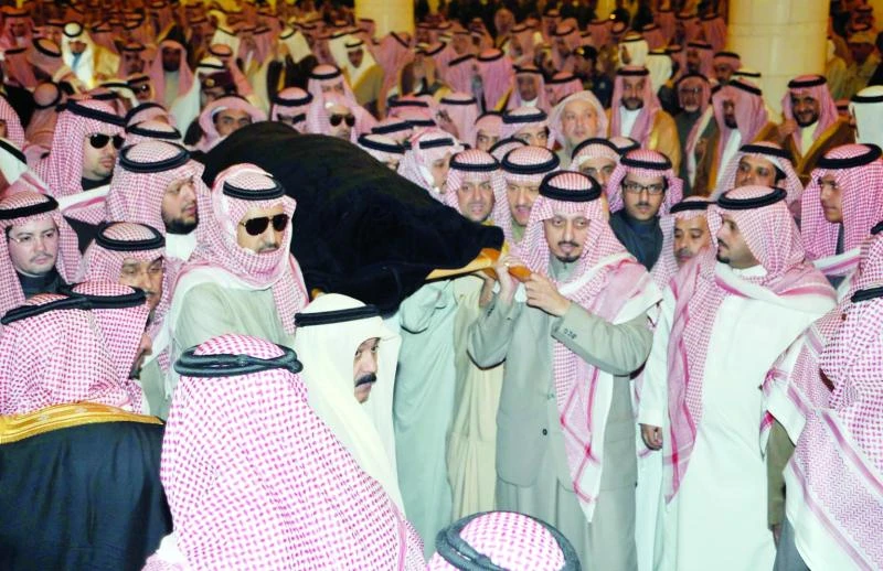 Crown prince attends funerals of Prince Turki, Princess Seeta