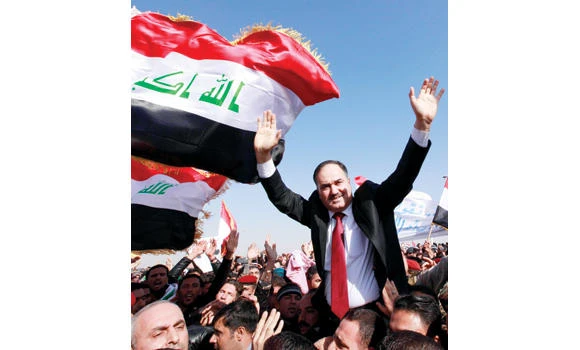 Iraqis block trade routes in protest against Al-Maliki
