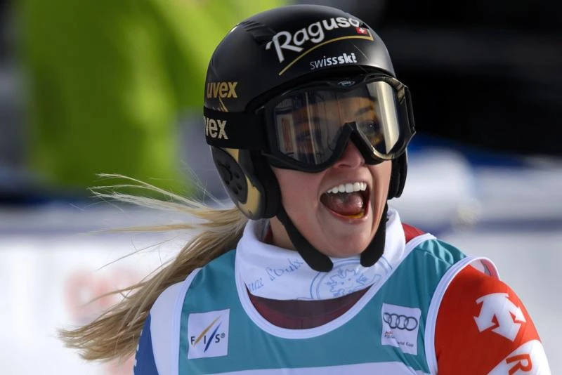 Gut wins first World Cup downhill