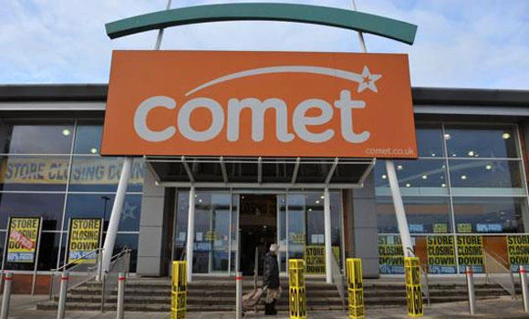 UK retailer Comet shutting down, 6,900 jobs lost