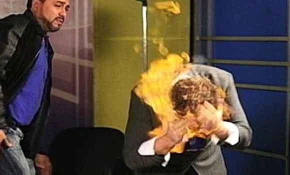 US magician burned on Dominican TV show