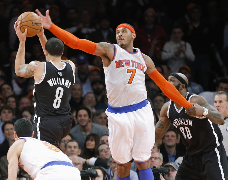 Anthony returns to power Knicks over Nets