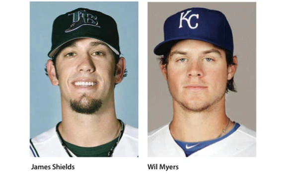 Royals acquire Shields, Davis from Rays for Myers