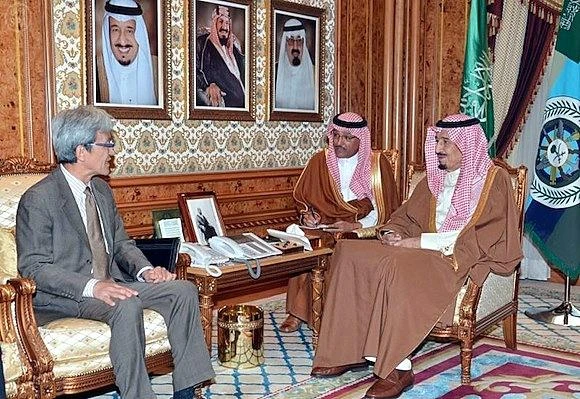 Crown Prince Salman receives Japanese ambassador