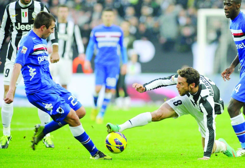 Juventus stunned at home by 10-man Sampdoria