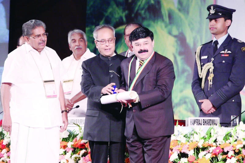 Gulf-based businessman gets award from Indian president