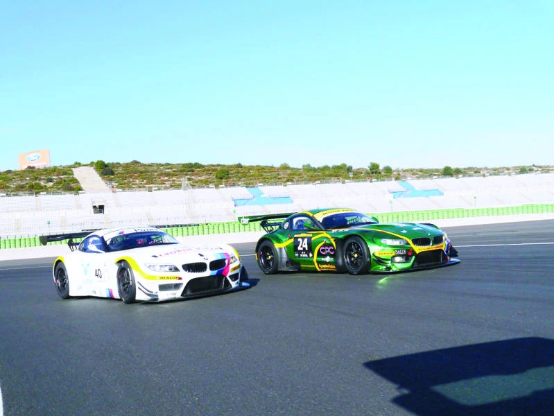 The Saudi Falcons hit the road for Dubai 24hrs GT3 challenge today