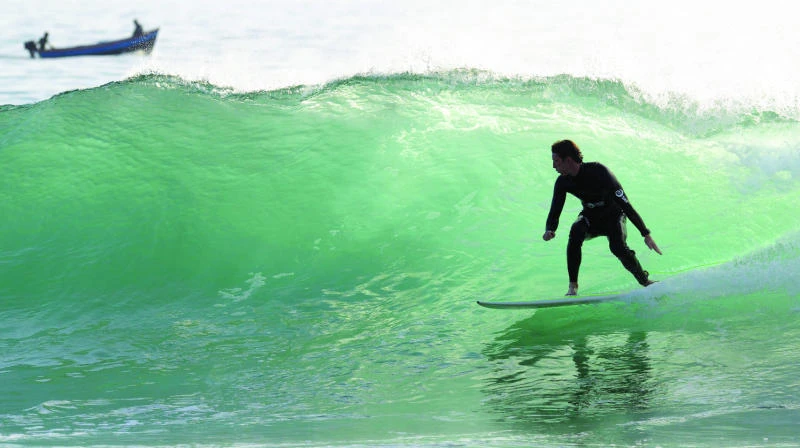 Surfers ride high on Morocco’s winter waves