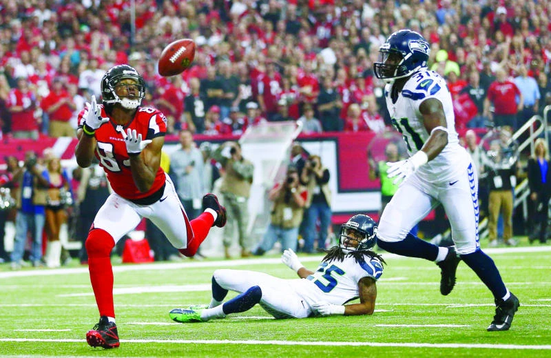 Falcons ground Seahawks; Patriots to meet Ravens