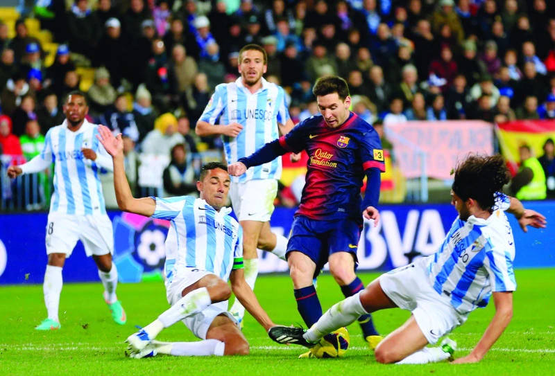 Messi on target for Barcelona
