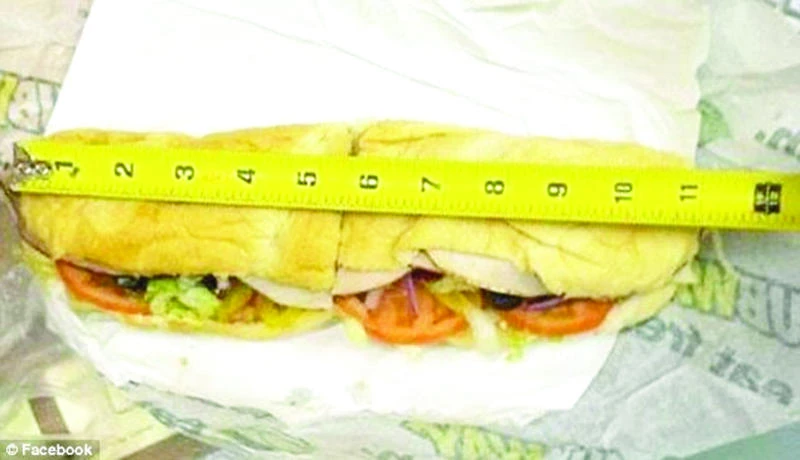 Sandwich scandal: Subway’s ‘footlong’ is missing an inch