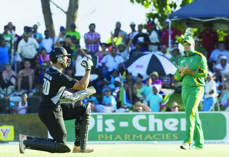 Franklin steers NZ to one-wicket win