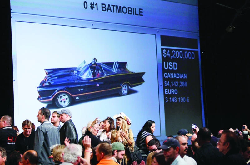 Original Batmobile from TV series sells for $ 4.2 m
