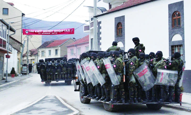 Serbian police remove Albanian rebel memorial in the South