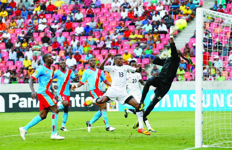 DR Congo storms back to hold Ghana