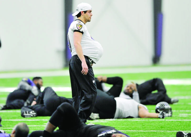 Ravens hold final practice before heading south