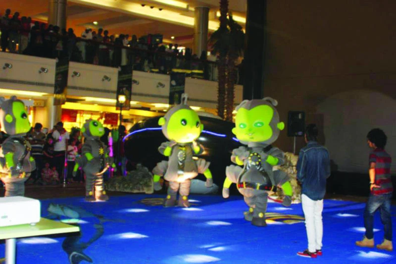‘Aliens’ descend upon Jeddah’s Red Sea Mall