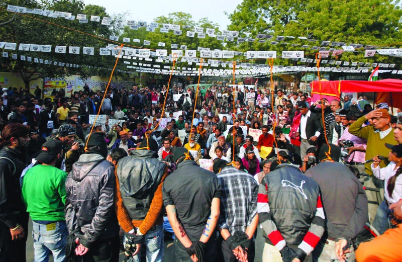 Indian protesters demand death for rape accused