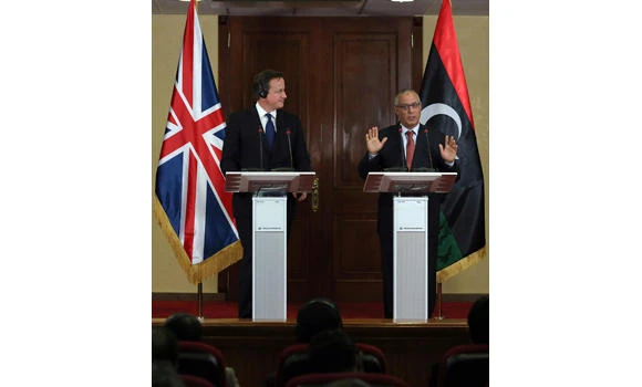 British premier makes surprise visit to Libya
