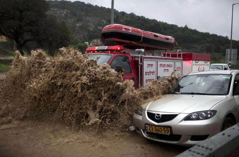 Four dead in Israel as severe weather sweeps Middle East