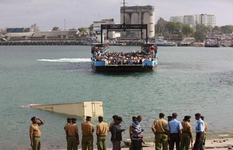 11 killed in Kenya as truck hits people boarding ferry