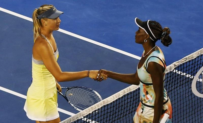 Sharapova hands Venus Williams a tennis lesson